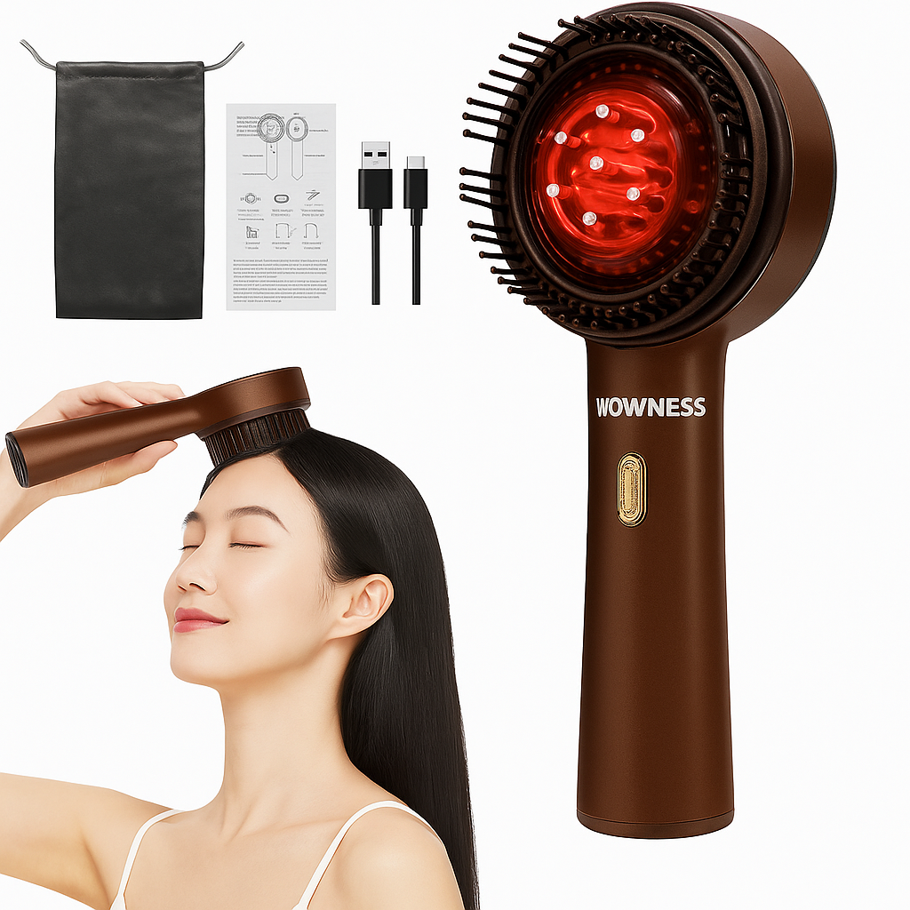 WOWNESS™ Cordless Scalp Massager – Recharge. Relax. Rise.