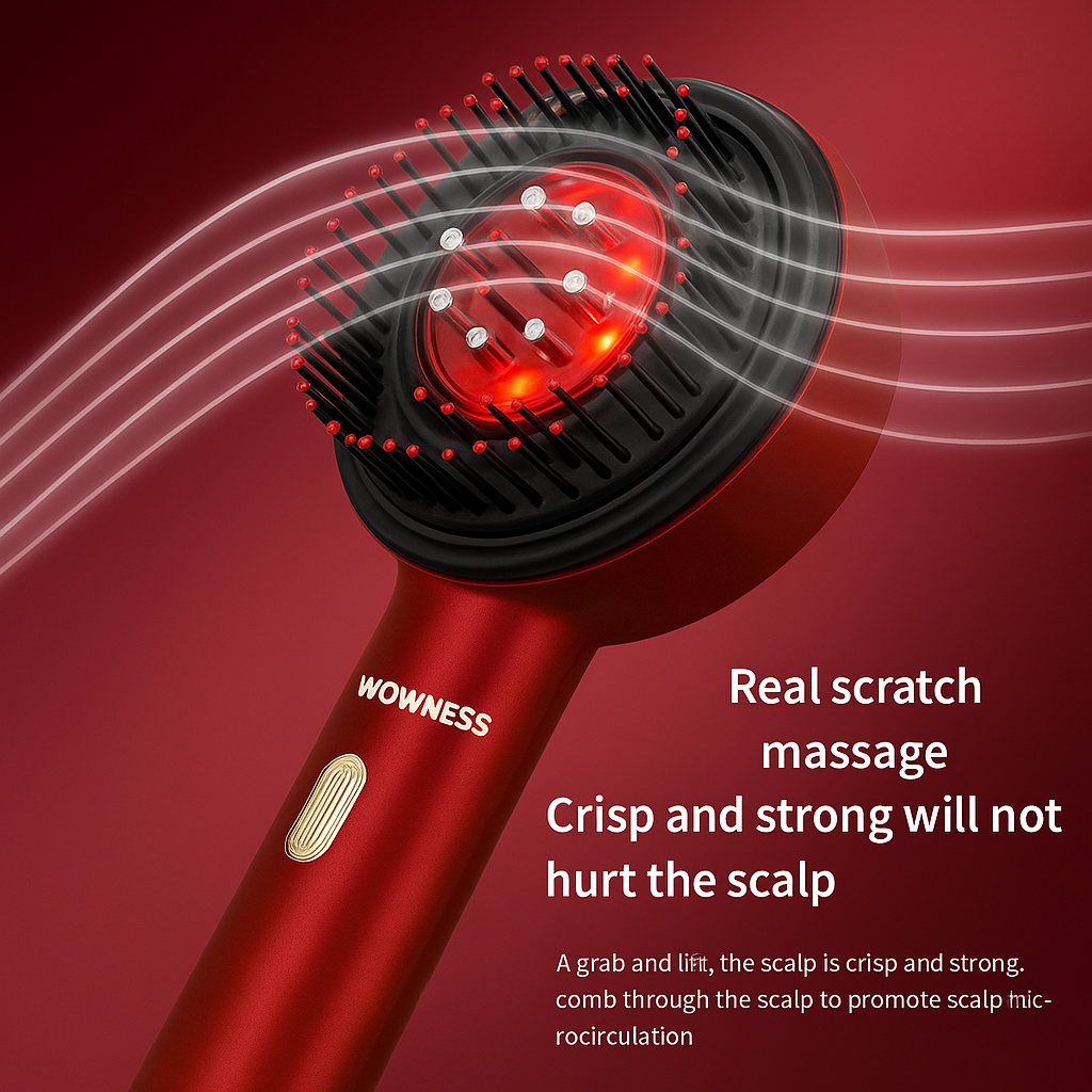 WOWNESS™ Cordless Scalp Massager – Recharge. Relax. Rise.